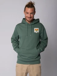 wat? Apparel Hoodie Von Herzen Dunkelgrün/Grün