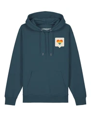 wat? Apparel Hoodie Von Herzen Grün/Türkis/Dunkelgrün