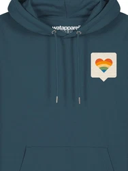 wat? Apparel Hoodie Von Herzen Grün/Türkis/Dunkelgrün