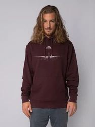 wat? Apparel Hoodie Lost in space Dunkelrot/Bordeaux/Lila
