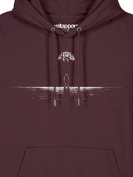 wat? Apparel Hoodie Lost in space Dunkelrot/Bordeaux/Lila