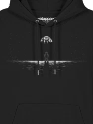 wat? Apparel Hoodie Lost in space Schwarz/Hellblau