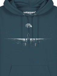 wat? Apparel Hoodie Lost in space Dunkelgrün/Grün/Türkis