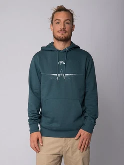 wat? Apparel Hoodie Lost in space Dunkelgrün/Grün/Türkis