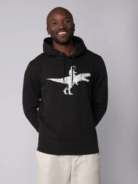 Hoodie Astronaut on T-Rex