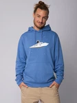 wat? Apparel Hoodie Fly me to the moon Blau