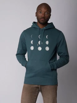 wat? Apparel Hoodie Moonphases Grün/Türkis wat? Apparel Hoodie Moonphases Grün/Türkis