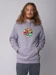 wat? Apparel Hoodie Pixel Zauberwürfel Lila/Grau/Mischfarben