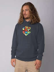 wat? Apparel Hoodie Pixel Zauberwürfel Grau/Blau/Hellblau/Hellgrau/Mischfarben
