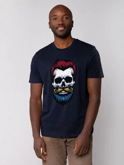 wat? Apparel T-Shirt Hipster Skull