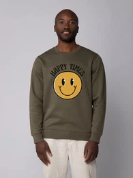 Sweatshirt Happy times smiley emoji