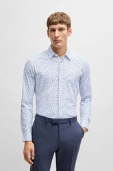 BOSS Langarmhemd P-ROAN-kent-C1-233 233