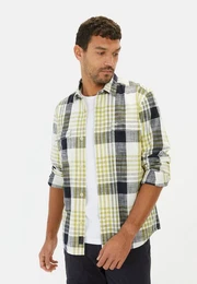 Karohemd aus Baumwolle Button-Down