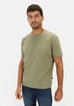 camel active T-Shirt aus Organic Cotton Dunkelgrün/Khaki