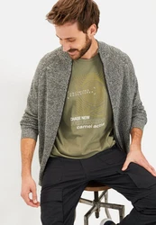 camel active T-Shirt Dunkelgrün/Grün/Khaki