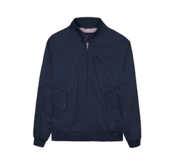 Ben Sherman Blouson Jacke Signature Harrington Dunkelblau/Hellblau