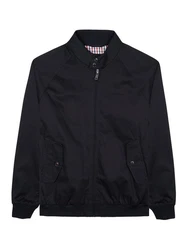 Ben Sherman Blouson Jacke Signature Harrington Schwarz/Dunkelblau