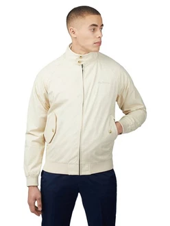 Ben Sherman Blouson Jacke Signature Harrington Khaki/Beige