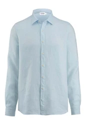 Hessnatur Outdoorhemd Regular (1-tlg) Hellblau/Blau