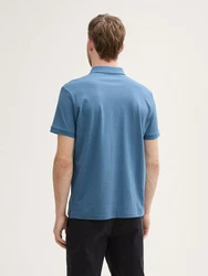 TOM TAILOR Poloshirt Blau/Hellblau/Grau