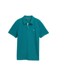 TOM TAILOR Poloshirt Grün/Türkis