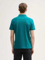 TOM TAILOR Poloshirt Grün/Türkis