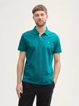 TOM TAILOR Poloshirt Grün/Türkis