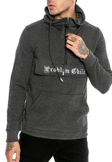 RedBridge Hoodie mit Half-Zip und hohem Kragen