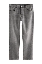 Next Straight-Jeans Authentic Straight Fit Hellgrau/Dunkelgrau/Grau