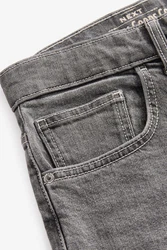 Next Straight-Jeans Authentic Straight Fit Hellgrau/Dunkelgrau/Grau