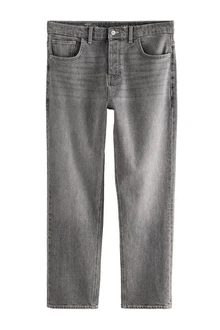 Next Straight-Jeans Authentic Straight Fit Hellgrau/Dunkelgrau/Grau Next Straight-Jeans Authentic Straight Fit Hellgrau/Dunkelgrau/Grau