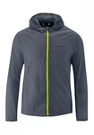 Maier Sports Softshelljacke M Feathery Herren Anorak Dunkelblau/Grau/Dunkelgrau/Gelb