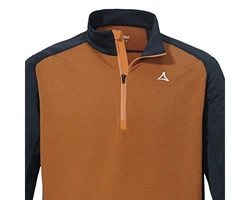 Schffel Langarmshirt Dirt Track Herren Orange/Braun/Rot