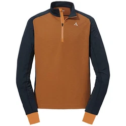 Schffel Langarmshirt Dirt Track Herren Orange/Braun/Rot