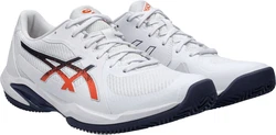 Asics SOLUTION SWIFT FF 2 CLAY Tennisschuh Weiß/Orange/Rot