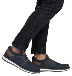 Rieker Slip-On Sneaker Dunkelblau/Blau/Hellblau