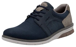 Rieker Slip-On Sneaker Schlupfschuh Hellblau/Dunkelblau/Blau