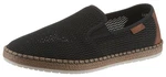 Rieker Espadrille Schwarz/Creme/Grau