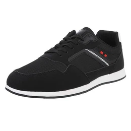 Herren Low-Top Freizeit Sneaker (88843901) Flach Sneakers in Schwarz