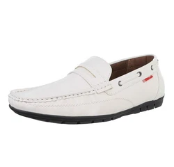 Coolwalk Herren Mokassins Freizeit Slipper (88843972) Weiß (88843966)
