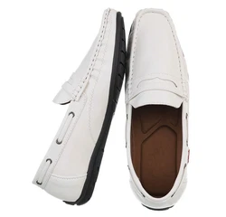 Coolwalk Herren Mokassins Freizeit Slipper (88843972) Weiß (88843966)