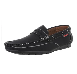 Coolwalk Herren Mokassins Freizeit Slipper (88843972) Schwarz (88843971)