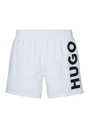 Badeshorts ABAS seitlich mit groem Logo-Print