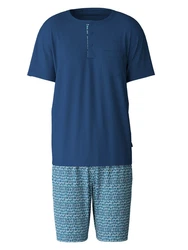 CALIDA Shorty Relax Imprint Blau/Dunkelblau/Türkis/Hellblau