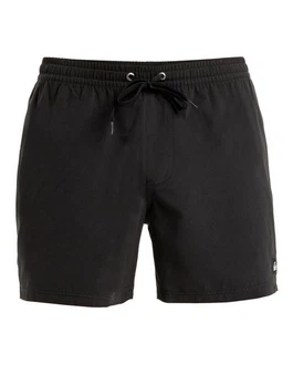 QUIKSILVER Badeshorts 'SOLID 15' Schwarz/Dunkelgrau/Khaki