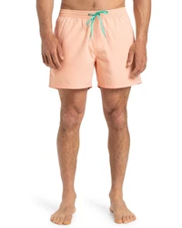 QUIKSILVER Badeshorts 'SOLID 15' Rosa/Orange