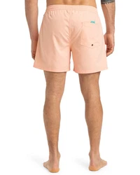 QUIKSILVER Badeshorts 'SOLID 15' Rosa/Orange