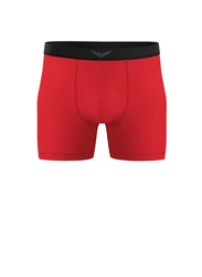 Trigema Boxer Bequeme Pants mit Webgummibund Rot/Dunkelrot