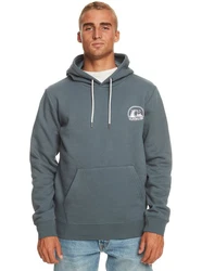 Quiksilver Kapuzensweatshirt Clean Circle Hellgrau/Blau/Grau/Dunkelgrün/Dunkelgrau