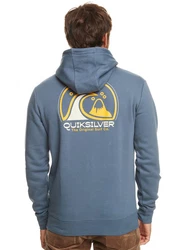 Quiksilver Kapuzensweatshirt Clean Circle Blau/Hellblau/Grau